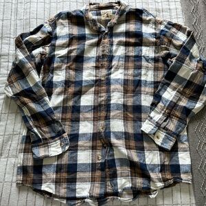 XL button down flannel- unisex